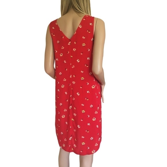 Gap Floral Shift Dress Rayon sleeveless lightweight Summer Versatile - Picture 8 of 13